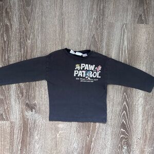 Paw Patrol Kids Charcoal Long Sleeve Tee 2T ZARA